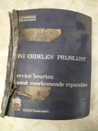 Onderdelen prijslijst / Service beurten / Meest voorkomende reparaties. Used part.
