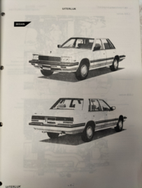 Product bulletin volume 14 '' Nissan Laurel C32 '' Introduktie mededeling. Gebruikt.