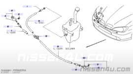 Slangverbinder koplampsproeier Nissan 28937-9F901 N16/ P11/ P12/ WP11