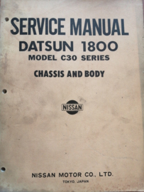 Service manual '' Model C30 series '' Datsun Laurel 1800