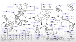 ABS-sensor linksachter Nissan Sunny N14 47901-60Y00 Origineel.