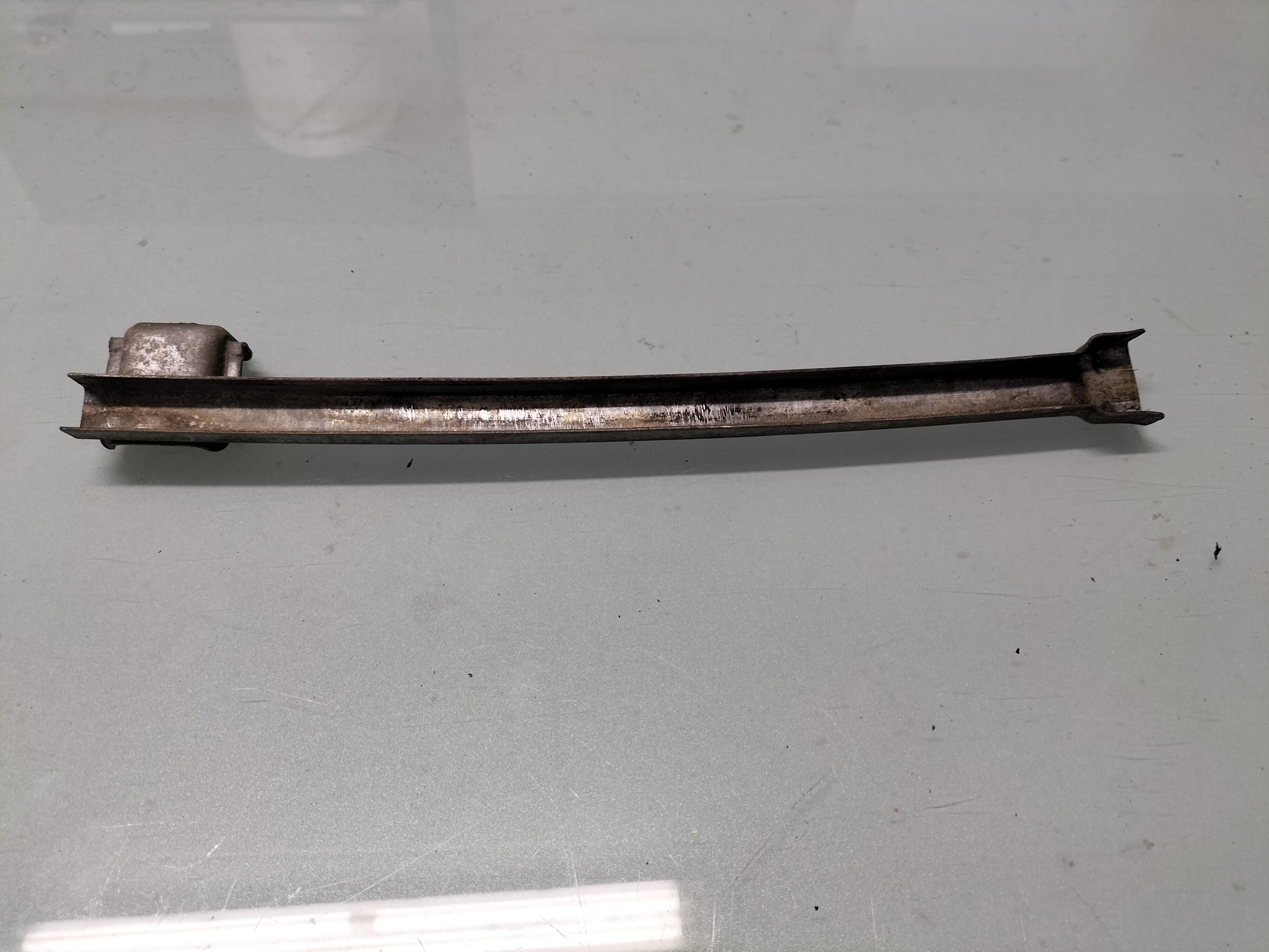Assy-sash, front door lower ''B'' left-hand Datsun Cherry E10 80215-M0200 Used part.