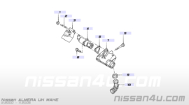 Hitteschild gasrecirculatieklep K9K Nissan Almera N16 14718-BN701