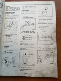 Service manual '' Model CD17 diesel Engine'' Nissan CD17