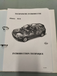 Cursusboek Technische introductie Nissan Almera N16 20260418 Gebruikt.