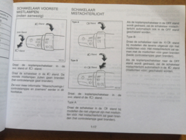 Instructieboekje '' Nissan Primera P11'' OM0D-0P11E0E