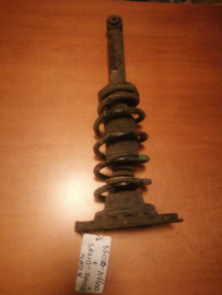 Strut rear silver/green Nissan Primera P12 55020-AV600 + 56210-BA025 Used part.