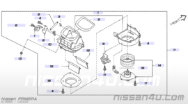 Slang kachelmotor Nissan 27228-50Y00 B13/ K11/ N14/ P11/ Y11/ WP11