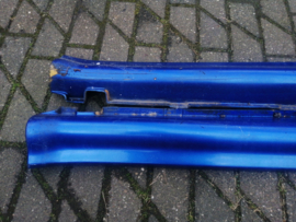 Side skirts Nissan 100NX B13 KE761-70Y25 (TJ4) Blue. Used part