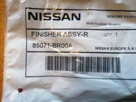 Finisher rear bumper Nissan Qashqai J10 85071-BR00A (85071-JD000) Original.