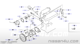 Pakking thermostaathuis Nissan 11062-07N00 Origineel.