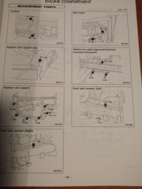 ''Body repair manual C23 '' Reparatie handboek Nissan Serena C23