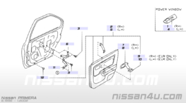Bracket-pull handle Nissan Primera P11/ WP11 80956-2F000