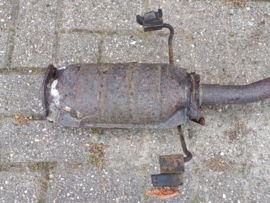 Assembly tube exhaust, front + catalysts Nissan Micra K10 20010-19B01 + 20800-19B80 + 20802-01Y85 Used part.