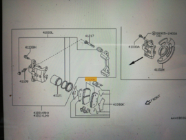 Pad kit-disc brake front Nissan Almera N15 41060-3N390 New.