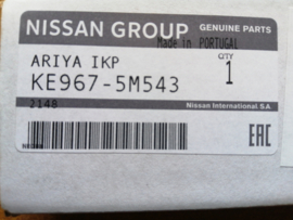 Chromen instaplijsten Nissan Ariya FE0 KE967-5M543 Origineel.