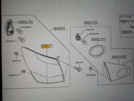 Achterlicht links buitenste Nissan Qashqai J10 / JJ10 26559-BR00A Origineel