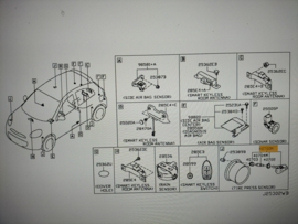 Bandenspanningssensor Nissan 40700-3HN0B/ 40700-6WY0B F15/ K13 Nieuw.