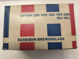Remblokset vooras Datsun Bluebird 610/ 710 41060-A1100 Origineel.
