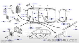 Kabelboom interieurverlichting Nissan Sunny N14 24060-50C16