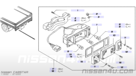 Achterlicht rechts Nissan Cabstar F23 26540-T6700 Origineel.