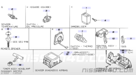 Airbagmodule Nissan Micra K11 28556-AP025 (28556-AP002) (Bosch 0 285 001 411)