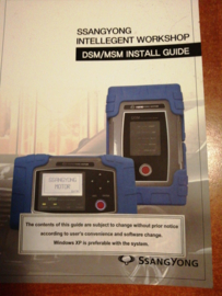 Ssangyong Intellegent Workshop DSM/MSM Install Guide