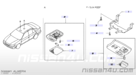 Interieurverlichting Nissan 26410-0V000 N15/T30/Y61