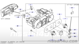 Regelprint kachelbedieningspaneel Nissan Almera N16 (27510-BU276)