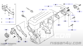 Pump water Nissan 21010-9F605 N16/ P11/ P12/ V10/ WP11 Original.