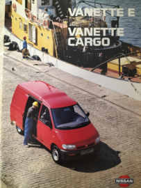 Brochure Nissan Vanette E / Nissan Vanette Cargo C23 1995 20250320