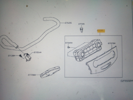 Kachelbedieningspaneel Nissan Qashqai J11 27500-4EA0A