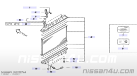 Radiateurdop Nissan Serena C23 21430-9C002