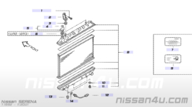 Cap radiator Nissan Serena C23 21430-9C002
