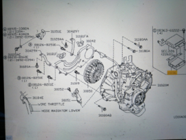 Control unit automaatbak Nissan Micra K11 31036-1U202 Gebruikt.