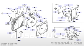 Radiateur Nissan Vanette C22 21410-G5520