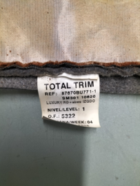 Trim assy-back, front seat left-hand Nissan Almera Tino V10 87670-B4771 Used Part.