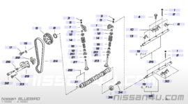 Nokkenastandwiel Nissan Bluebird T72 13024-Q9000 Gebruikt