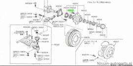Bearing front wheel inner Datsun 40210-A0800 610/ 710/ 810/ A10/ B210/ B310 Original.
