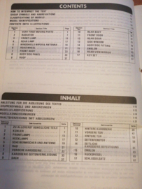 Collision parts catalog model W10 series Nissan Primera Wagon W10 EC-115-EL