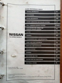 Service manual '' Model TL0 series Nissan Cabstar.E '' SM8E-0TL0E0S