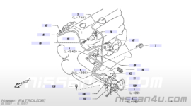 Valve solenoid RD28T Nissan Patrol Y60 14956-22J10 Original.