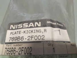 Plate-kicking, rear left-hand Nissan 769B6-2F002 Original.