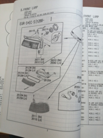 Collision parts catalog model J30 series februari 1989 EC-101-EL