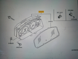 Kilometerteller/cockpit Nissan Primera P11/WP11 24810-9F773 Gebruikt
