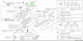 Manifold intake SR20DE Nissan GTI 14001-53J00 B13/ N14 Original.