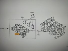 Inlaatspruitstuk HR09DET Nissan Micra K14 14003-00Q3E (14003-00Q3B) Gebruikt.