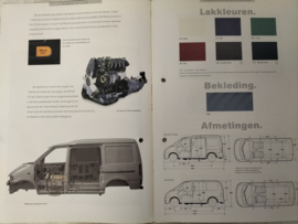 Brochure Nissan Vanette E / Nissan Vanette Cargo C23 1995 20250320