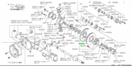 Remschijf vooras 295mm Nissan Patrol 160/ Y60 40206-C7000 Nieuw.