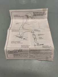 Rear Seatbelt set Nissan DB510-ST000 New.